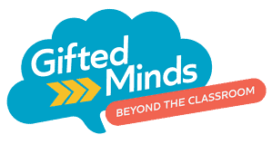 Gifted minds beyond the classroom logo.