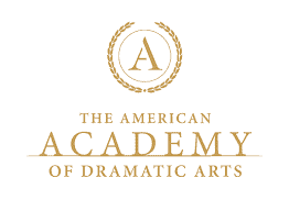 The American Academy of Dramatic Arts logo representing the school's strategic branding.